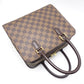 Louis Vuitton  Damier Triana Ebene Handbag Brown