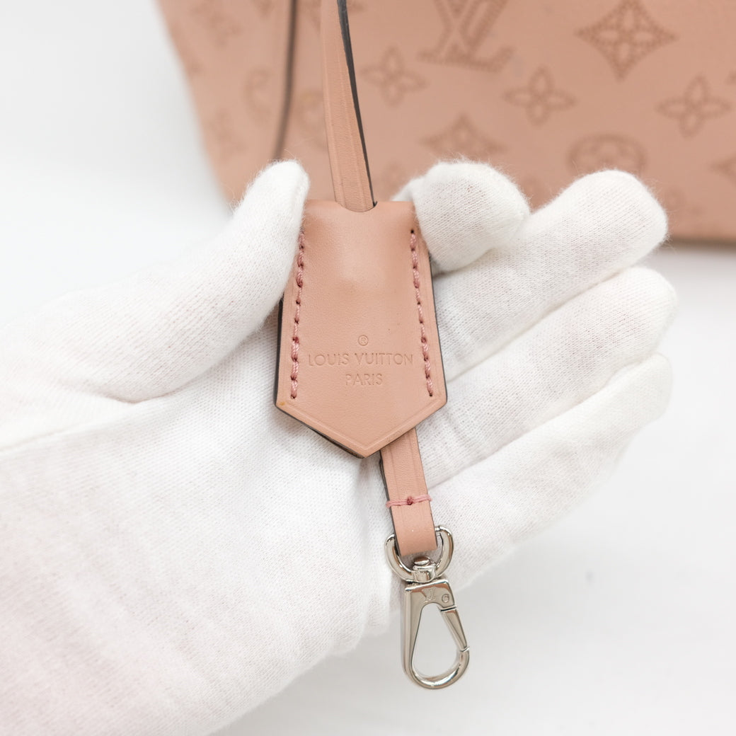 Louis Vuitton Mahina Hina PM Tote Shoulder Bag Monogram Leather Rosewood Pink