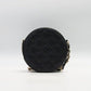 Chanel Matelasse Round Chain Pouch Shoulder Bag Black