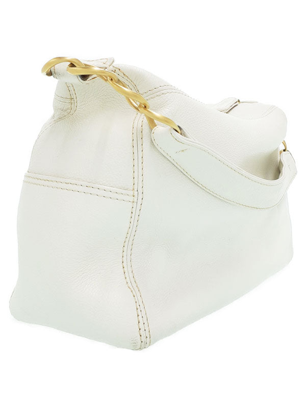 Chanel Coco Mark Shoulder Bag White