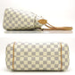 Louis Vuitton Damier Azur Totally PM Tote Bag White