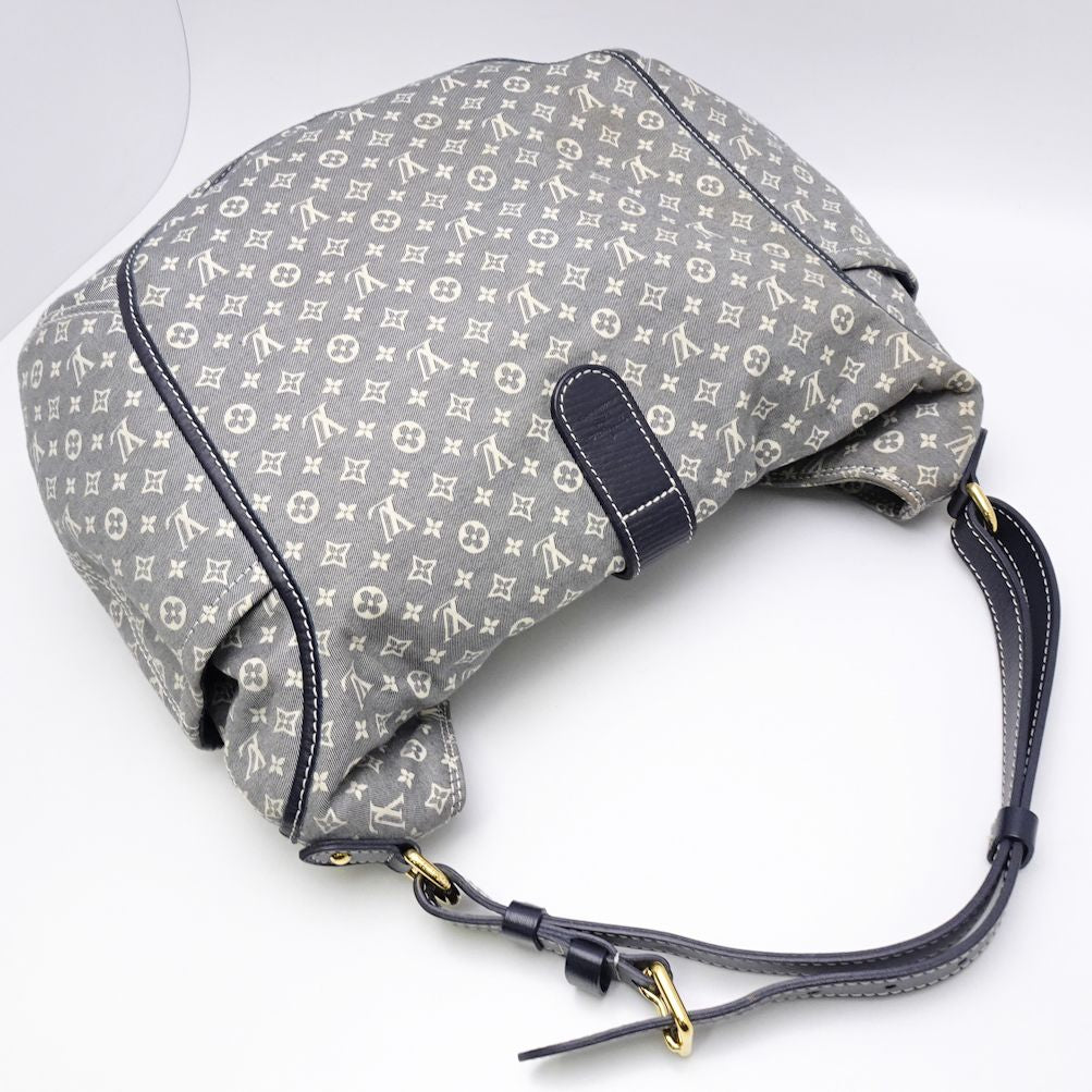 Louis Vuitton Monogram Ideal Romance Ankle Shoulder Bag Blue
