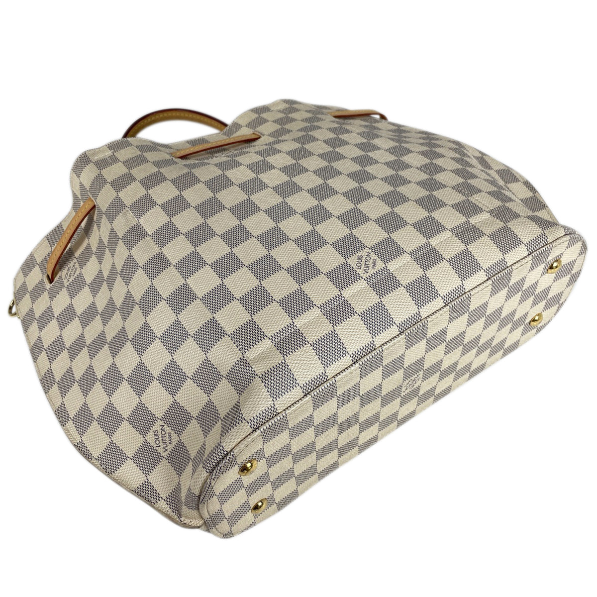 Louis Vuitton Girolatta Handbag 2way  Damier Azur White