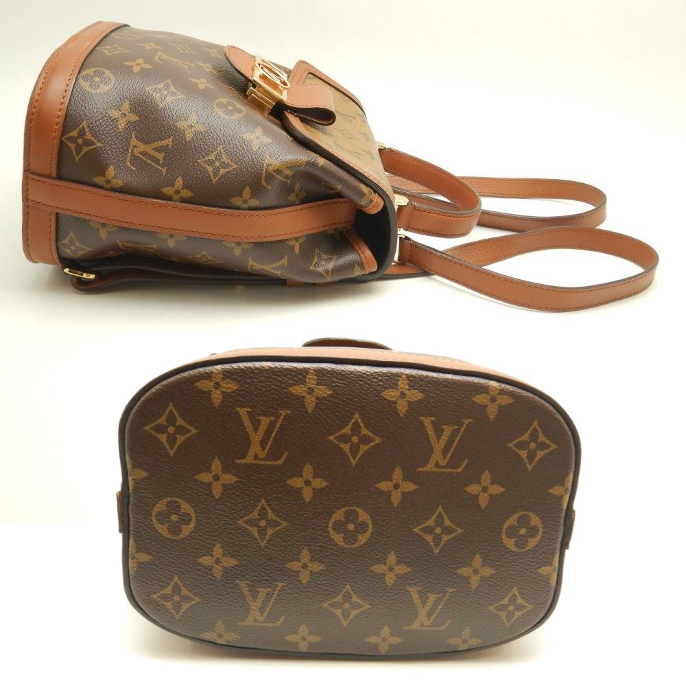 Louis Vuitton  Monogram Reverse Dauphine Backpack Brown