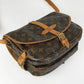 Louis Vuitton Saumur 30 Crossbody Shoulder Bag Monogram Brown