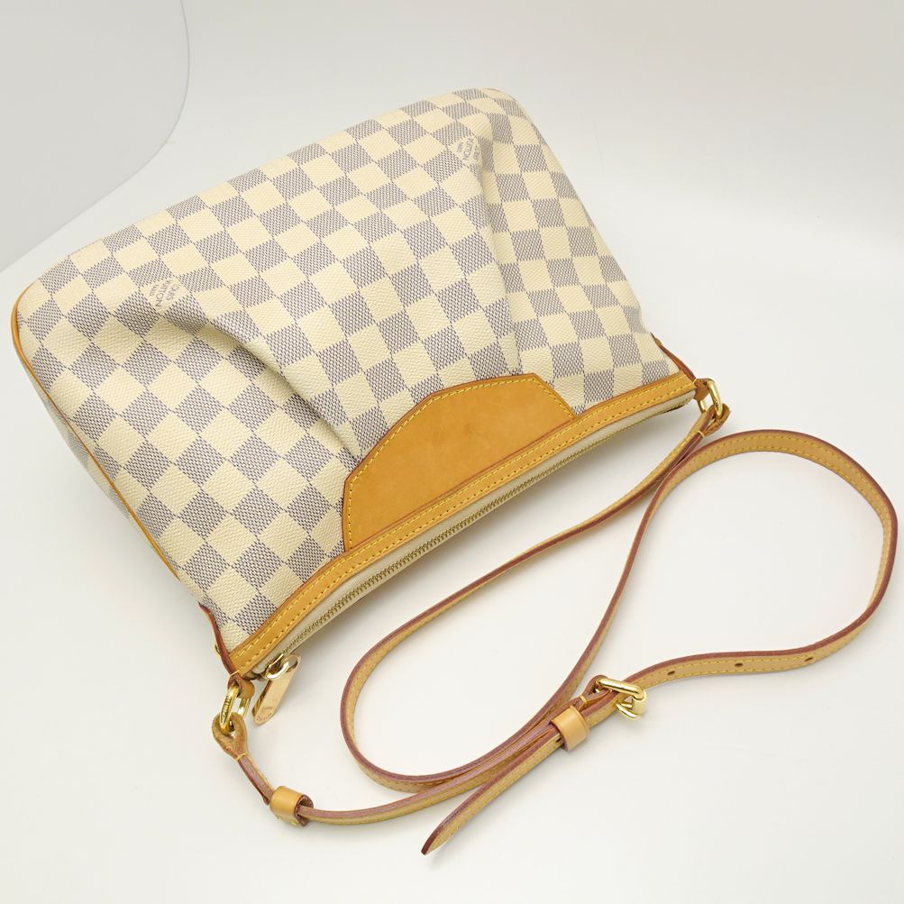 Louis Vuitton Damier Azur Siracusa PM Diagonal Shoulder Bag