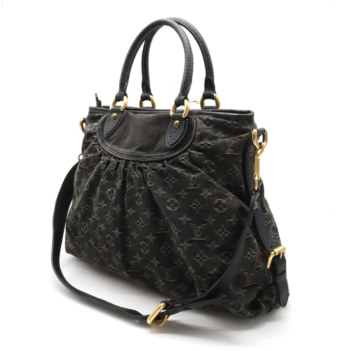 Louis Vuitton Monogram Denim Neo Cabby GM Black