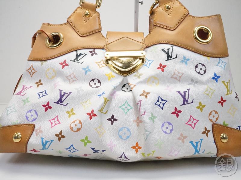 Louis Vuitton Ursula MultiColor Chain Shoulder Bag White