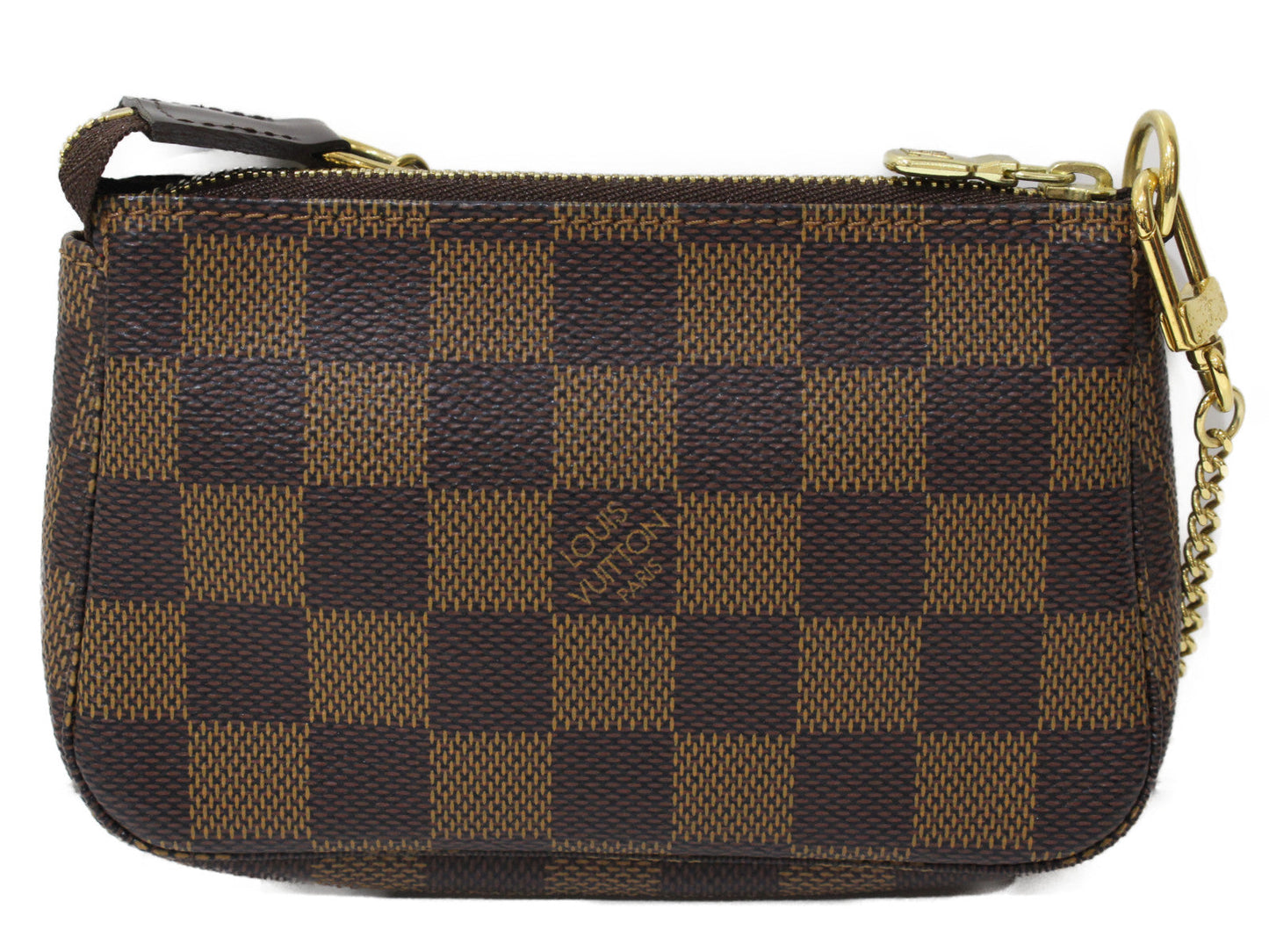 Louis Vuitton Mini Pochette Accessoire  Damier Ebene Brown