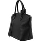 Louis Vuitton Handbag Lockit Revelation Monogram Embossed Calf Leather Black
