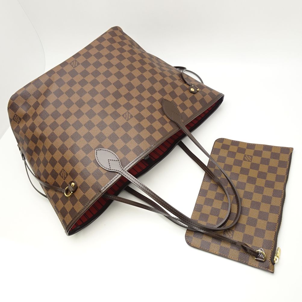 Louis Vuitton Damier Neverfull MM Series Tote Bag