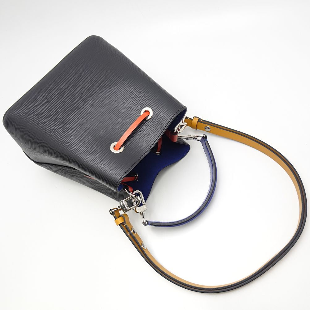 Louis Vuitton Epi Neonoe BB Noir Saffron Shoulder Bag Black