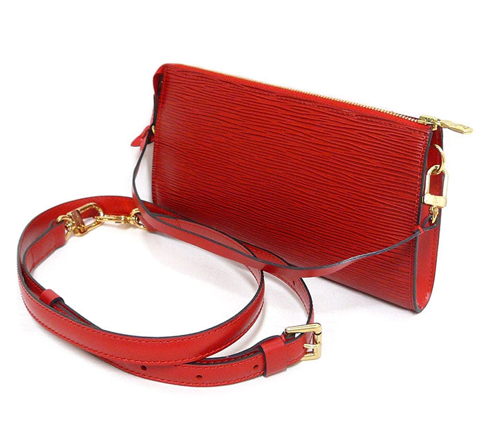 Louis Vuitton Epi Pochette Accessoire Accessory Pouch Mini Bag