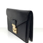 Louis Vuitton Pochette Dragonne Epi Black