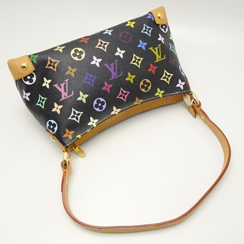Louis Vuitton Multicolor Eliza Noir Semi-Shoulder Bag Black
