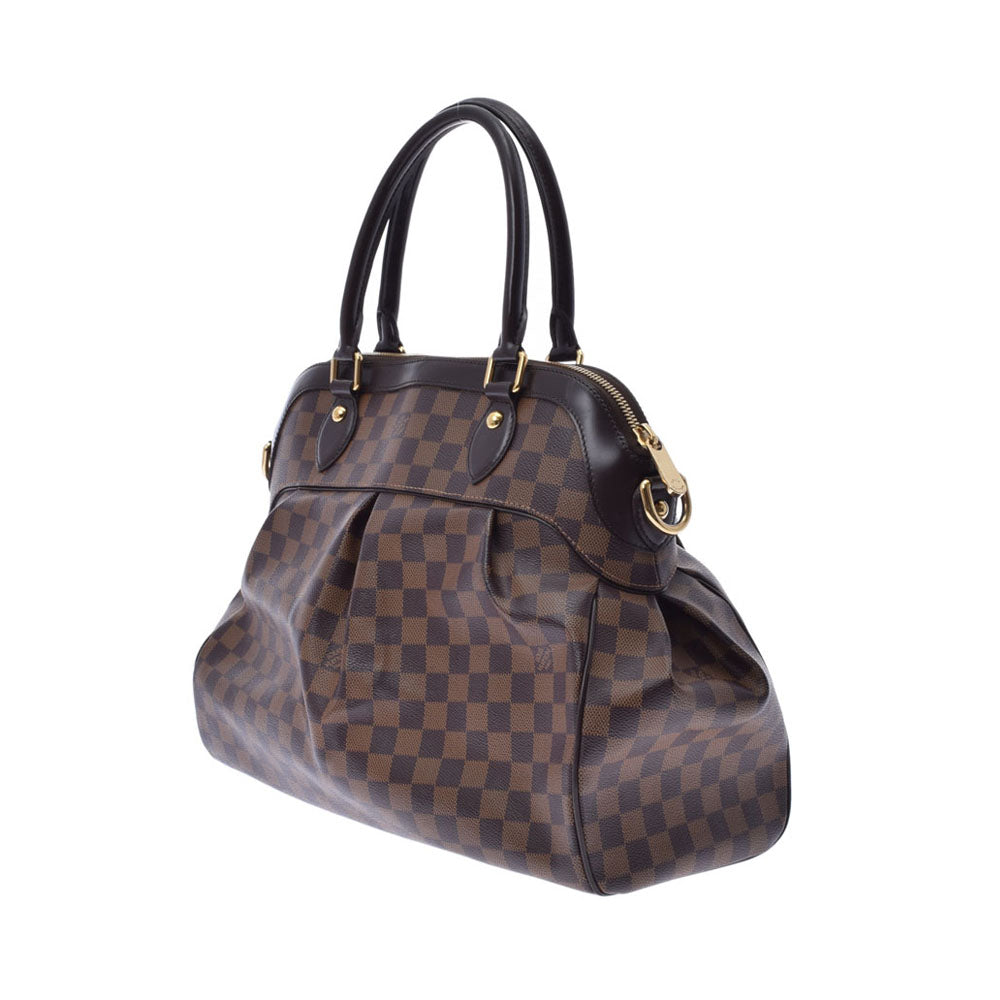 Louis Vuitton Damier Trevi GM 2way Bag Brown Damier Canvas Handbag