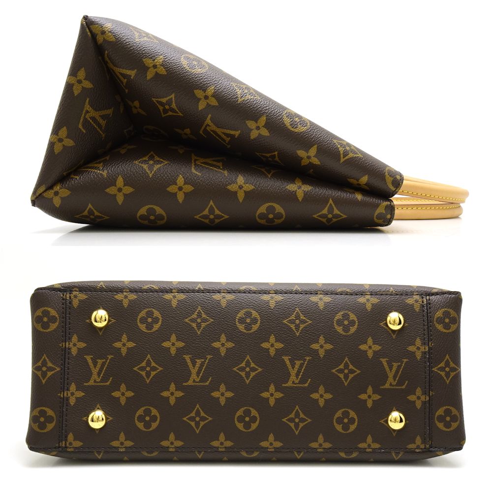 Louis Vuitton Monogram Flower Tote Brown 2WAY Bag