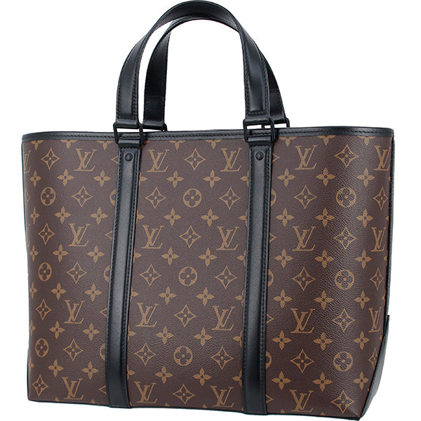 Louis Vuitton Tote Bag Weekend Tote PM Monogram Macassar Leather