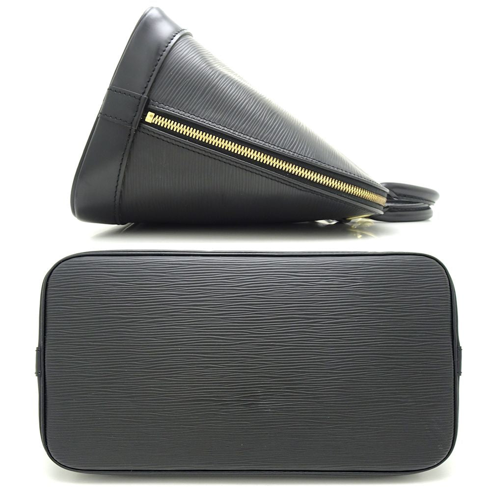 Louis Vuitton Epi Alma Noir Handbag Black