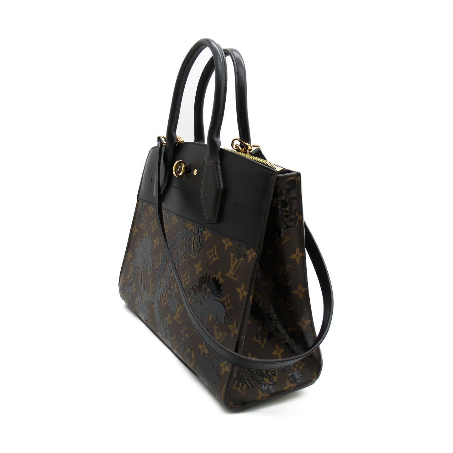Louis Vuitton City Steamer MM Shoulder Bag Pvc Coated