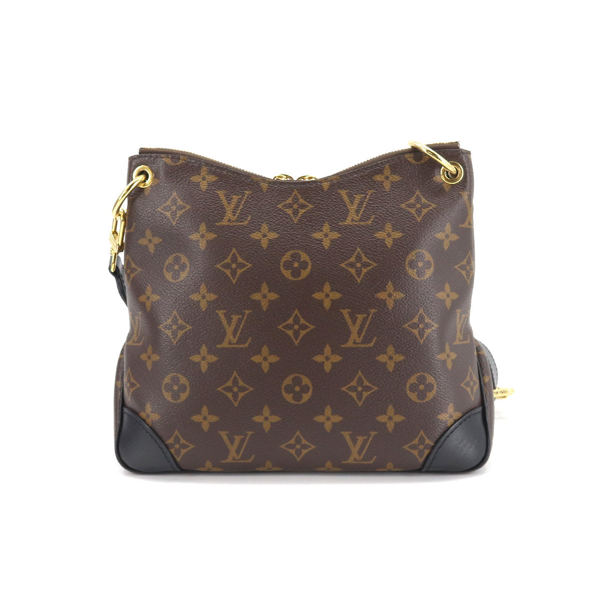 Louis Vuitton Monogram Odeon NM PM Shoulder Bag Brown Noir