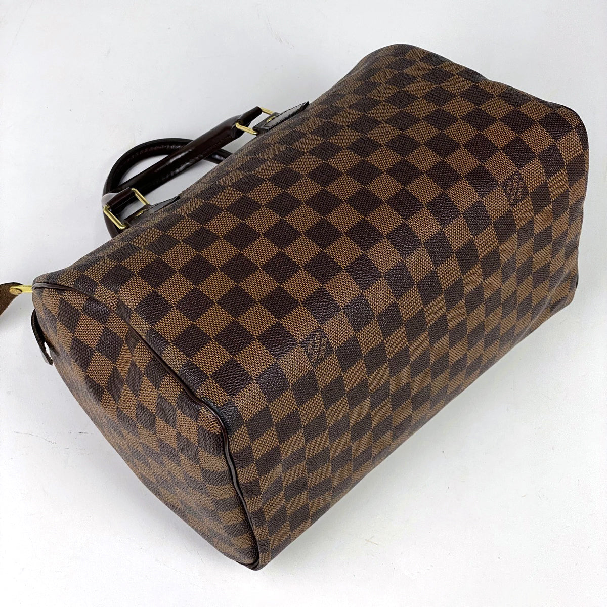 Louis Vuitton Speedy 30 Handbag Boston Handbag Damier Brown