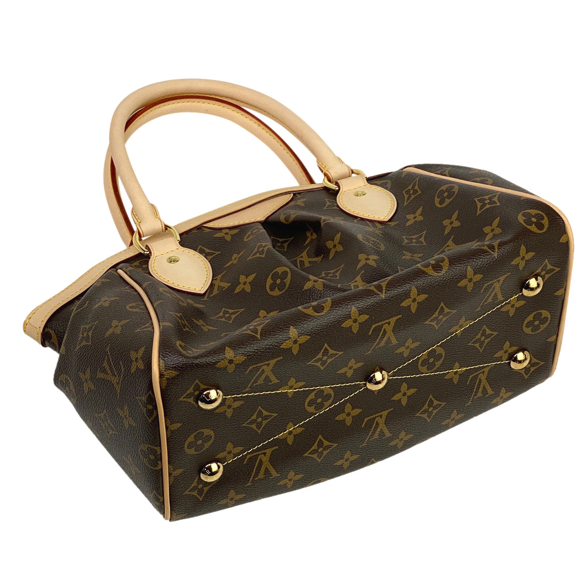 Louis Vuitton Tivoli PM Handbag Monogram Brown