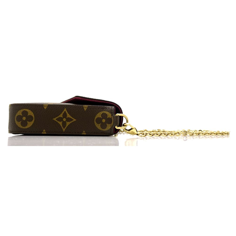 Louis Vuitton Monogram Pochette Felicie Brown
