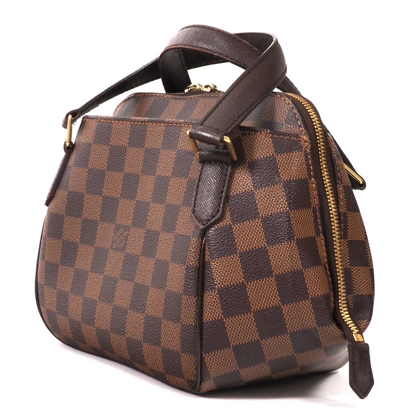 Louis Vuitton Belem PM Damier Ebene Cloth Bag Attached