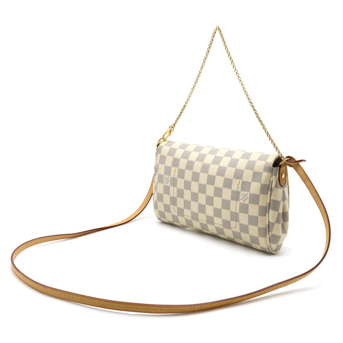 Louis Vuitton Damier Azur Favorite MM Accessory Pouch Clutch Bag