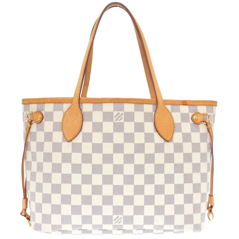 Louis Vuitton Damier Azur Neverfull PM Tote Bag