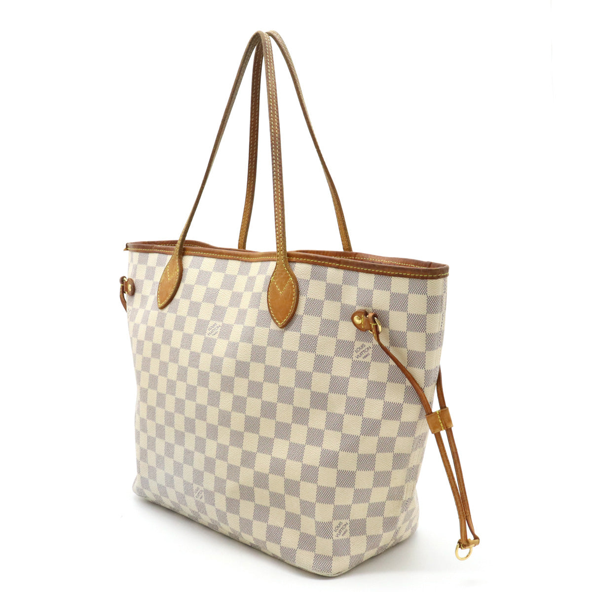 Louis Vuitton Damier Azur Neverfull MM Tote Bag Shoulder Bag