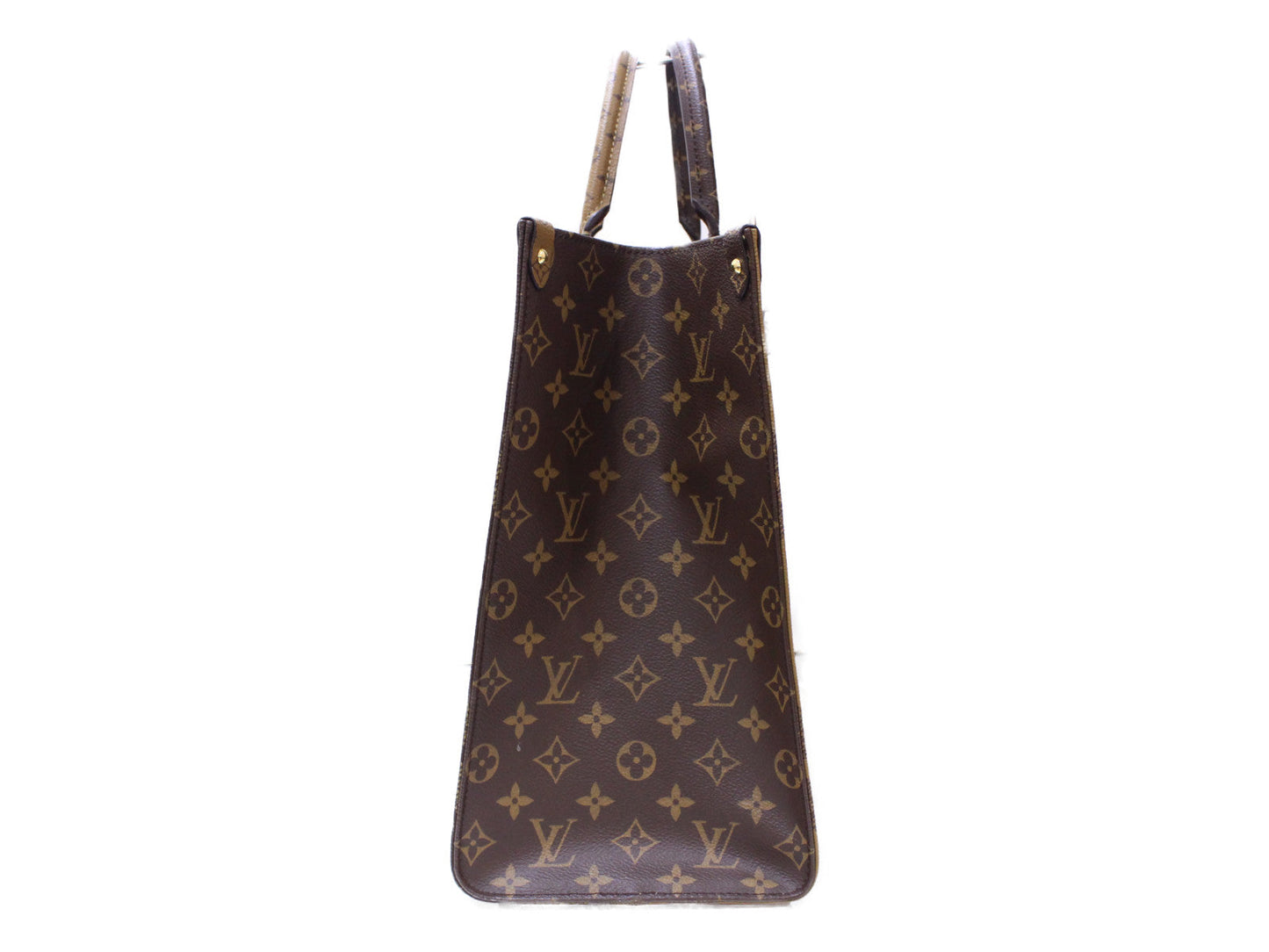 Louis Vuitton On The Go GM Giant Monogram Reverse Tote Bag