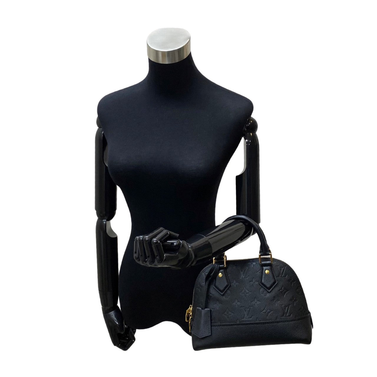 Louis Vuitton Neo Alma BB Empreinte Shoulder Bag Black