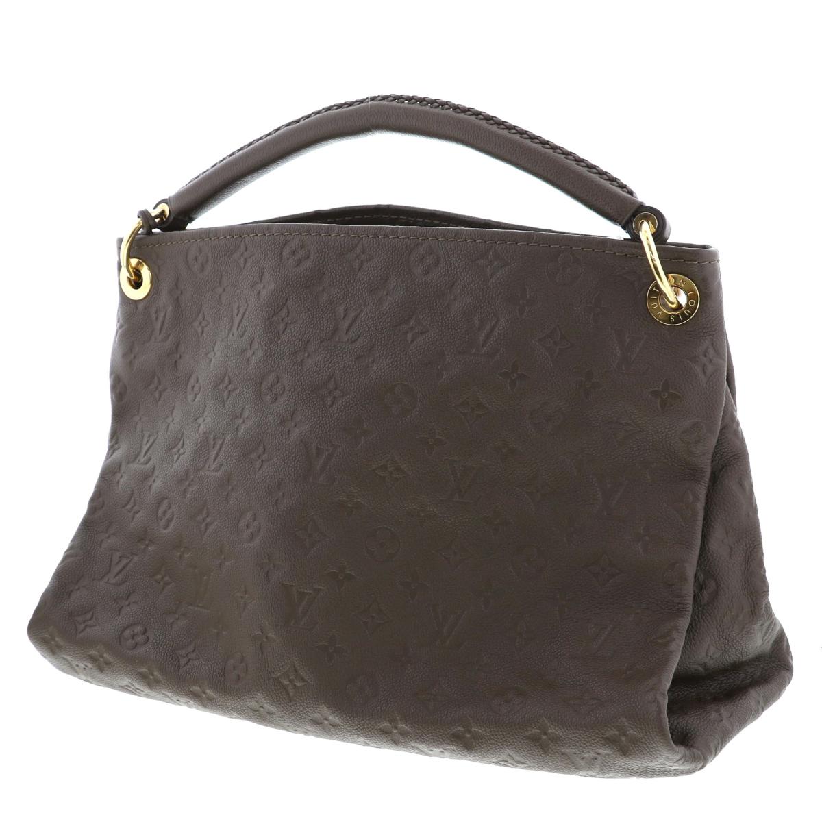 Louis Vuitton Artsy MM Shoulder Bag Empreinte Black
