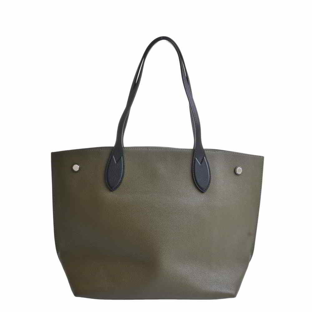 Louis Vuitton LockMe Go Tote Bag Green Leather