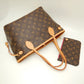 Louis Vuitton Monogram Neverfull PM Pivoine Brown Tote Bag