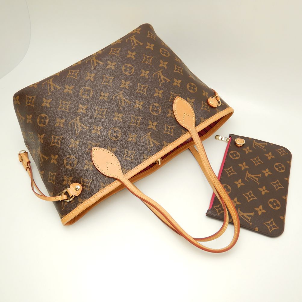 Louis Vuitton Monogram Neverfull PM Pivoine Brown Tote Bag
