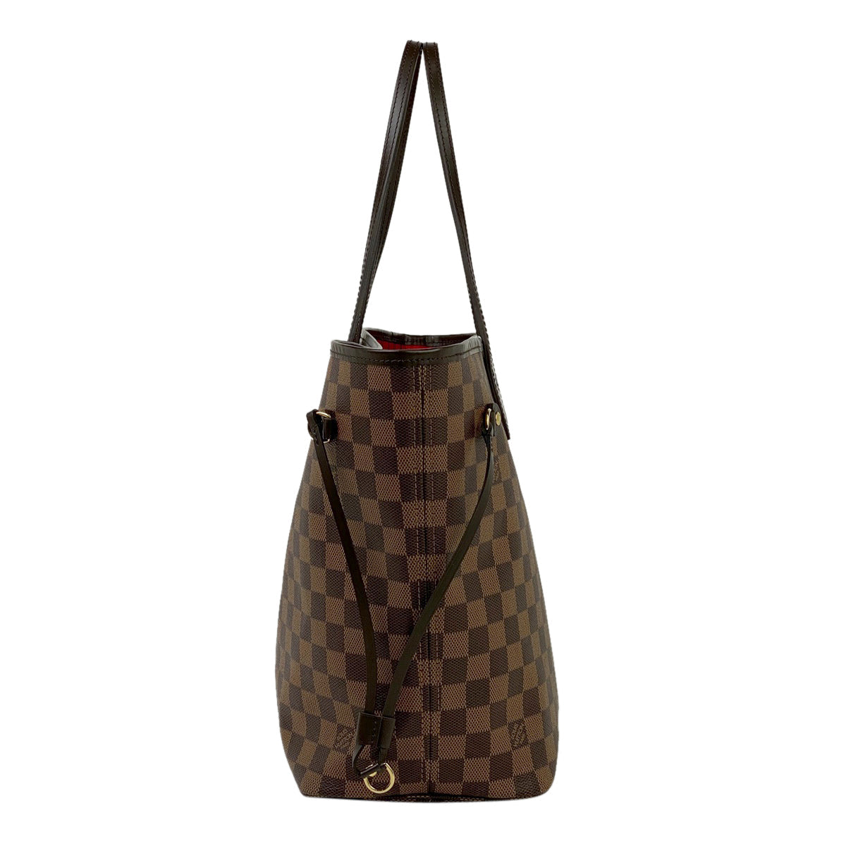 Louis Vuitton Neverfull MM Handbag Tote Bag Damier Brown