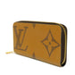 Louis Vuitton Long Wallet Zippy Wallet LV Logo Brown
