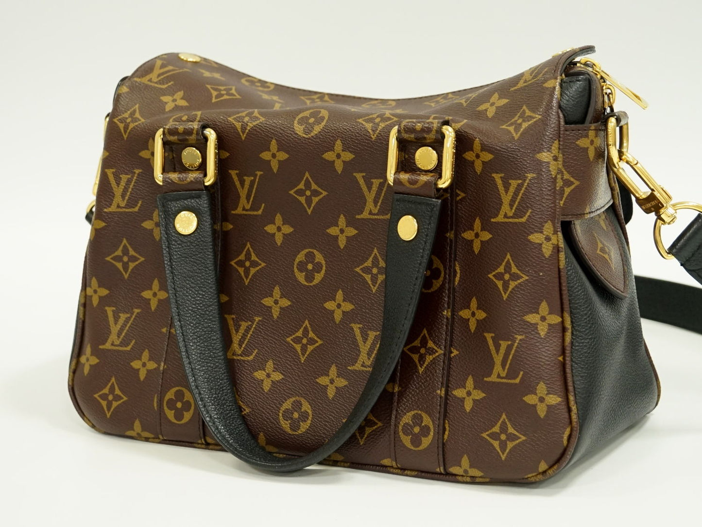 Louis Vuitton Manhattan Monogram Leather Shoulder Bag