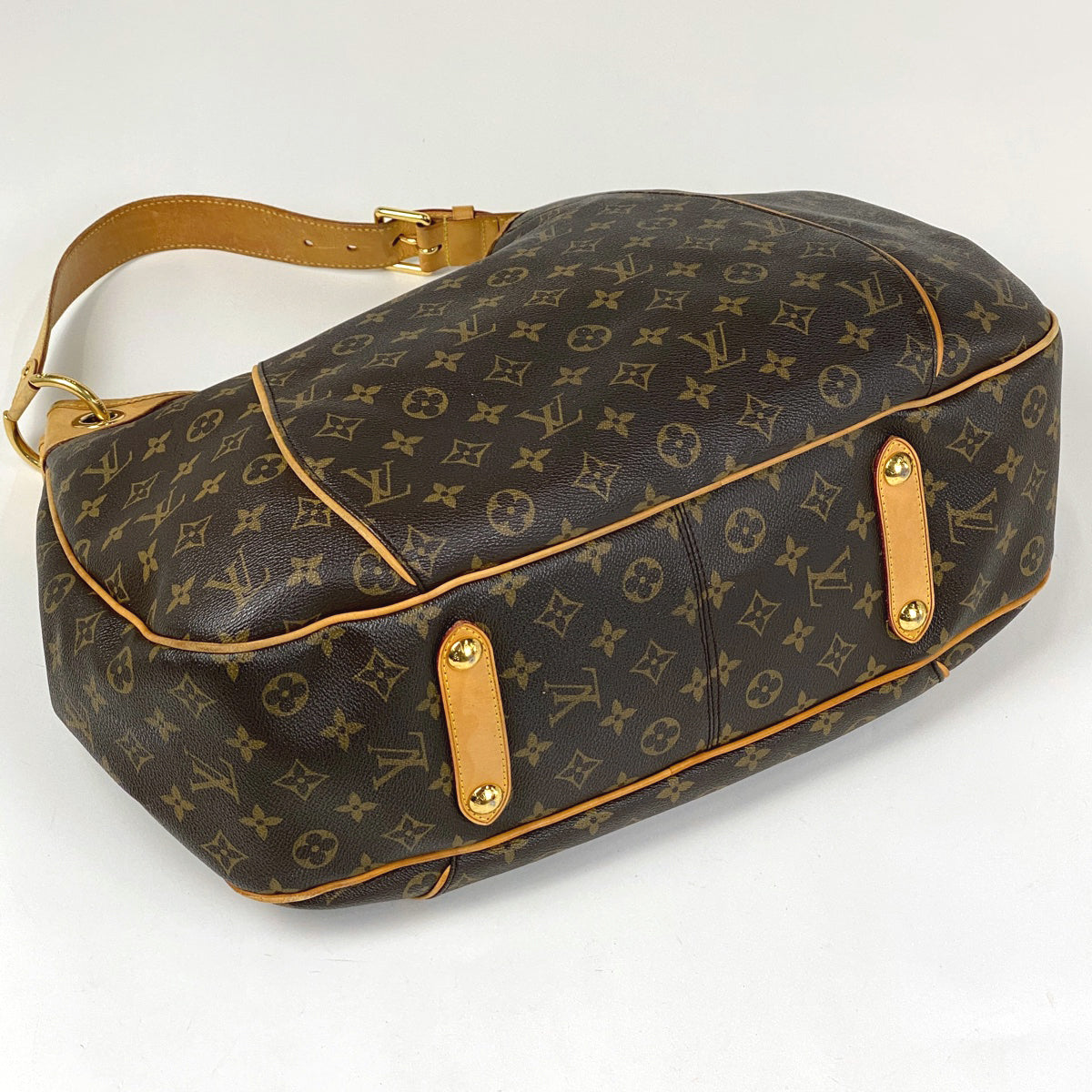 Louis Vuitton Galliera GM Shoulder Bag Monogram Brown
