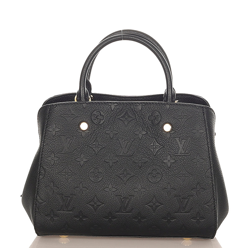 Louis Vuitton Empreinte Montaigne BB Shoulder Bag Black