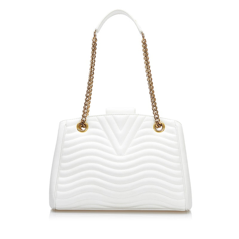 Louis Vuitton New Wave Chain Calf Leather Snow White