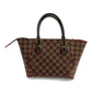 Louis Vuitton Damier Ebene Kaisa Tote PM Handbag Brown