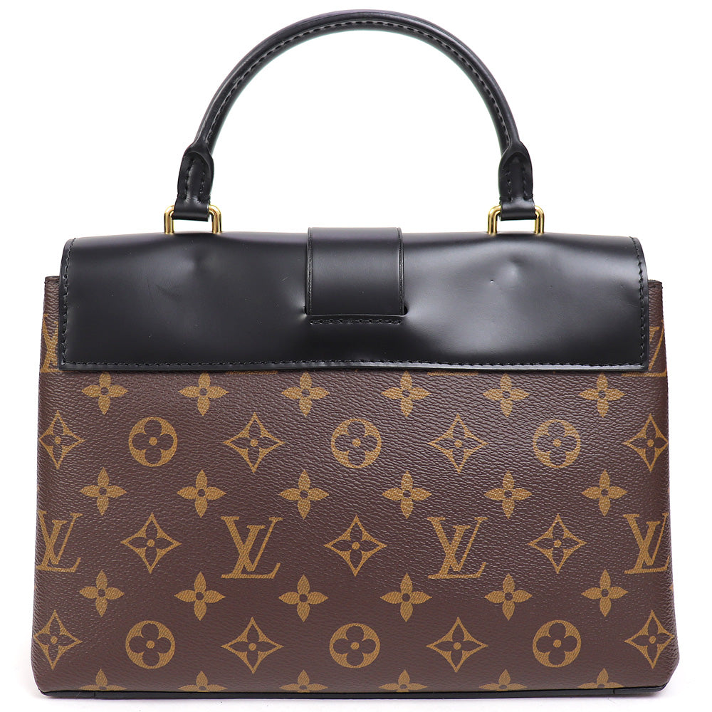 Louis Vuitton One-Handle Flap Bag MM Monogram Ebene Noir