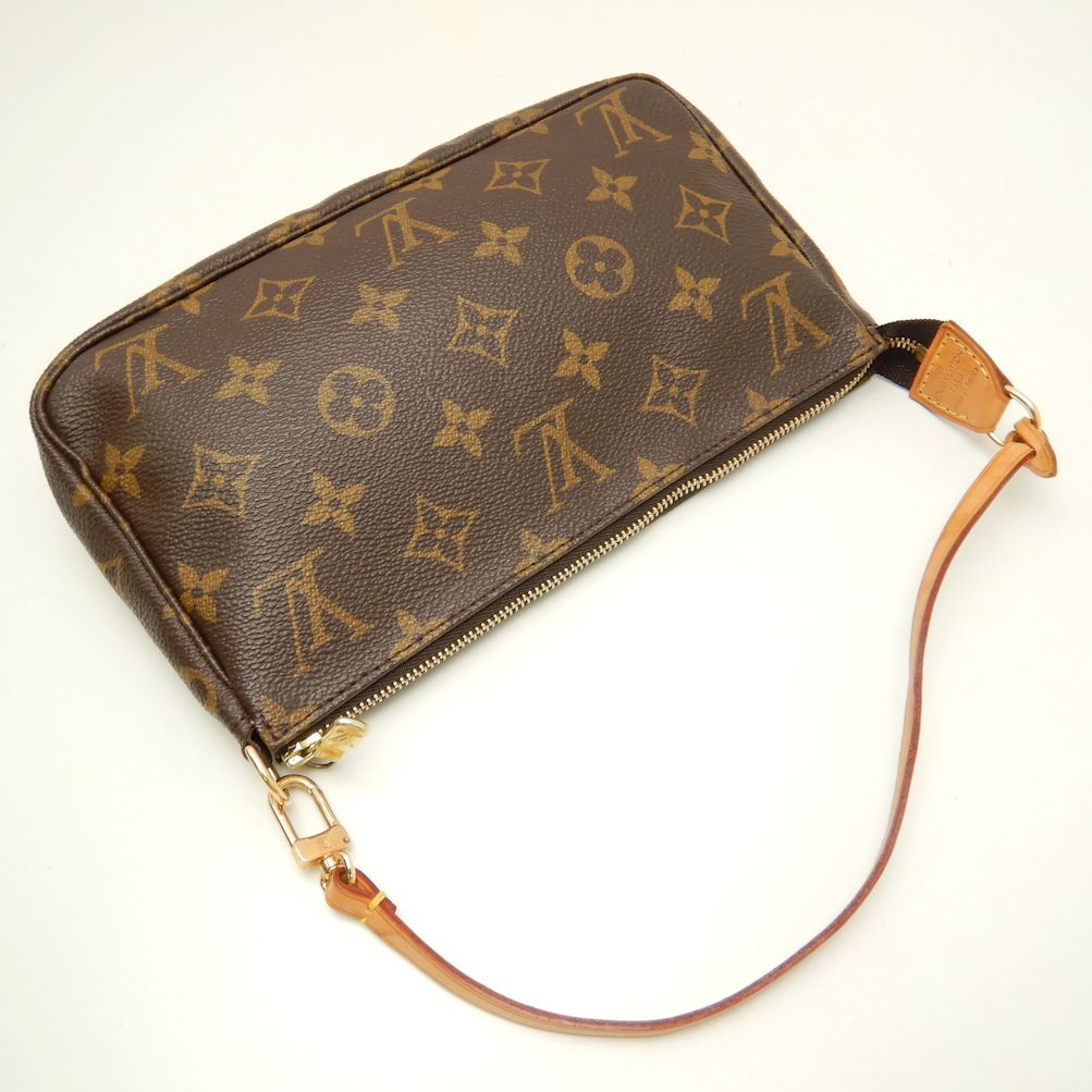 Louis Vuitton  Monogram Pochette Accessoires Brown Accessory Pouch