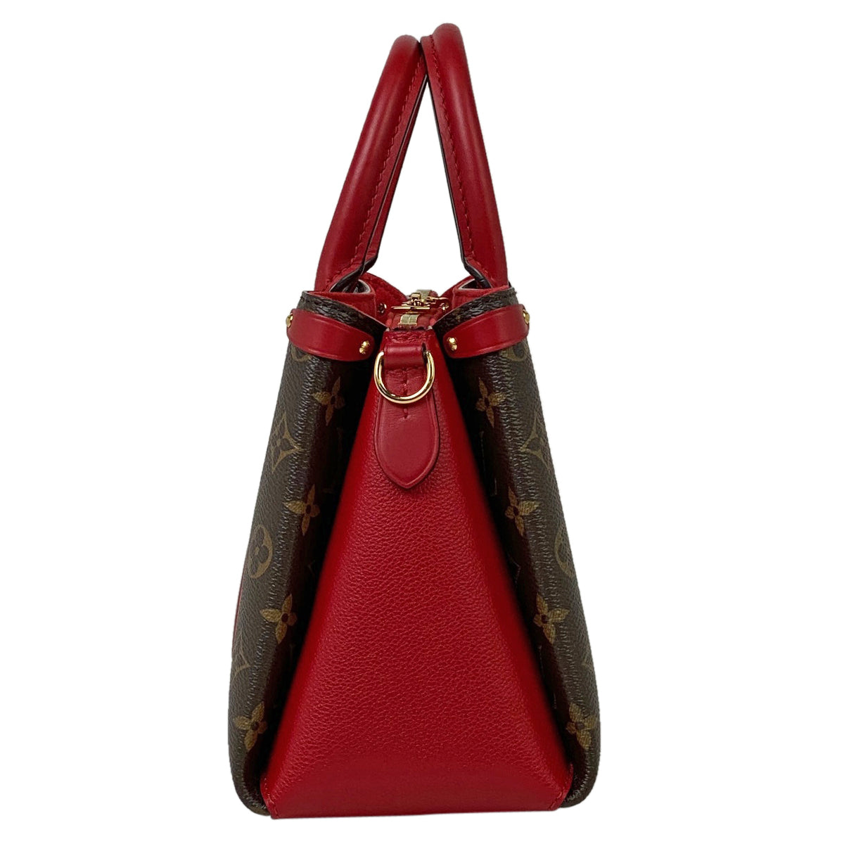 Louis Vuitton Soufflot NV BB Shoulder Bag Monogram Cerise Red
