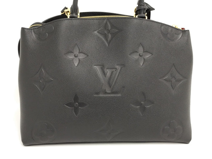 Louis Vuitton Grand Palais MM Monogram Emplant Leather Noir Black