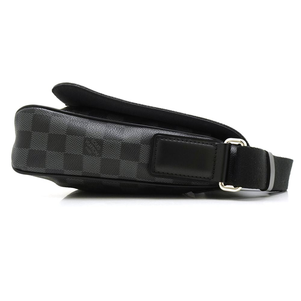 Louis Vuitton Damier Graphite PM Diagonal Shoulder Black